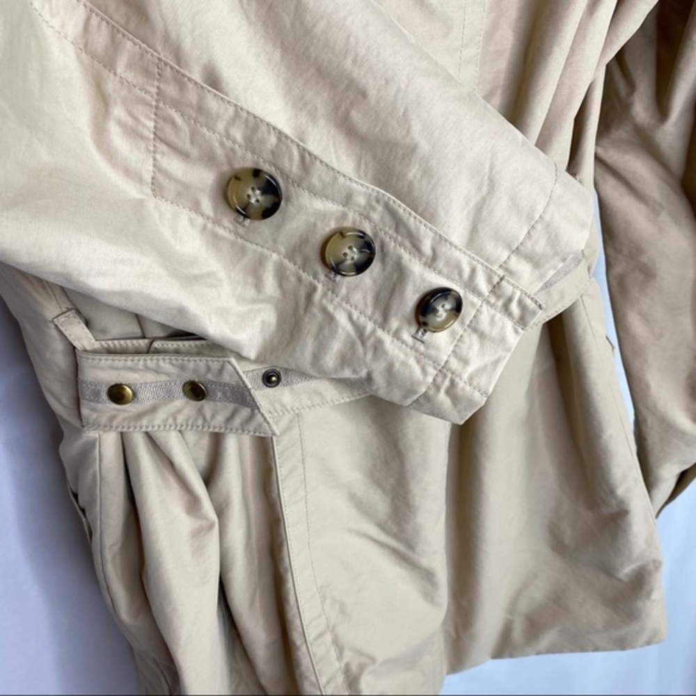 Talbots Tan Rain Jacket Large - Picture 3 of 6
